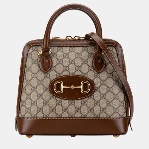 Small GG Supreme Horsebit 1955 Satchel - Gucci - Modalova