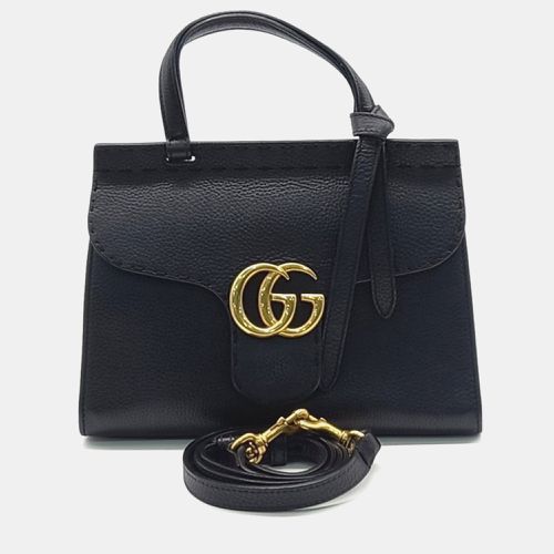 Leather GG Marmont mini tote bag - Gucci - Modalova