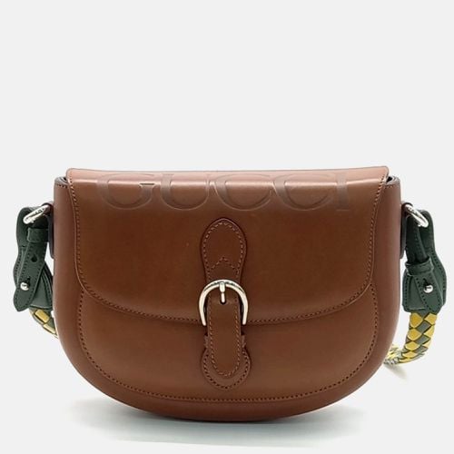 Leather Logo Shoulder Bag - Gucci - Modalova