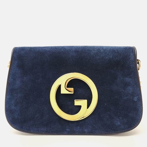 Suede Suede Blondie Shoulder Bag - Gucci - Modalova