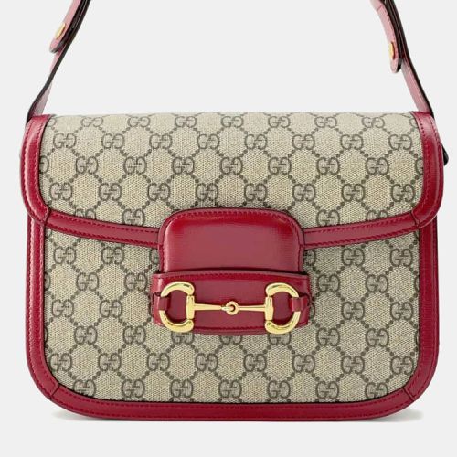 Supreme Red 1955 Horsebit Gg Shoulder Bag - Gucci - Modalova