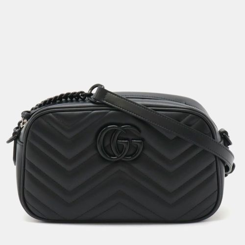 Leather Gg Marmont Chain Quilted Shoulder Bag - Gucci - Modalova