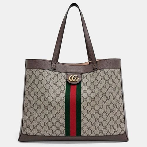 Brown Canvas Ophidia GG Supreme Tote Bag - Gucci - Modalova