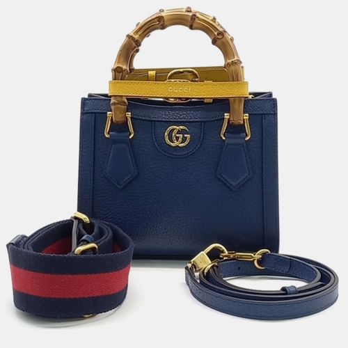 Leather Diana tote bag - Gucci - Modalova