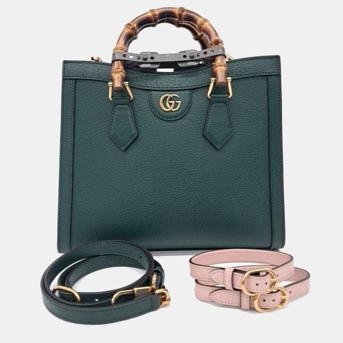 Gucci Green Leather Diana tote bag - Gucci - Modalova