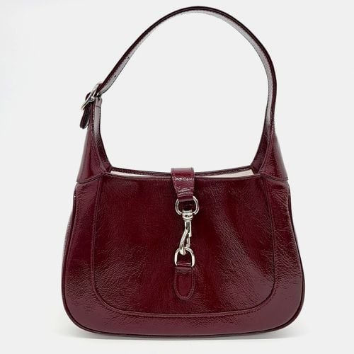 Patent Leather Patent Jackie Small Shoulder Bag - Gucci - Modalova