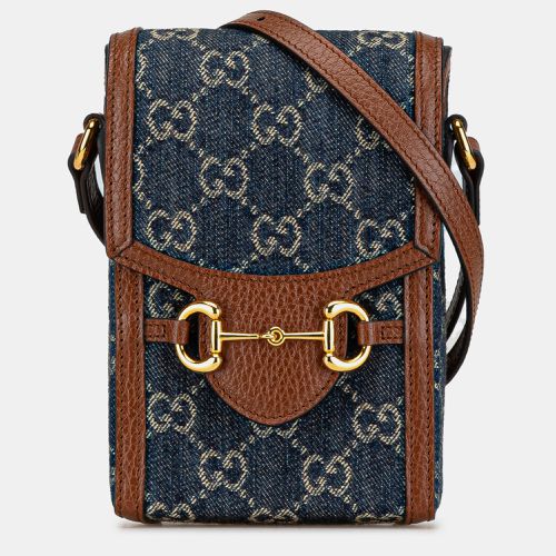 Mini GG Denim Horsebit 1955 Crossbody - Gucci - Modalova