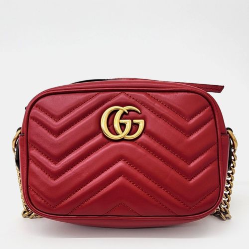 Leather Marmont Matelasse Mini Crossbody Bag - Gucci - Modalova