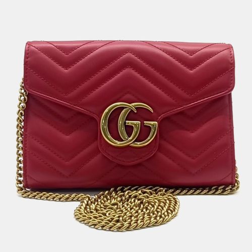 Leather Marmont Matrace Crossbody Bag - Gucci - Modalova