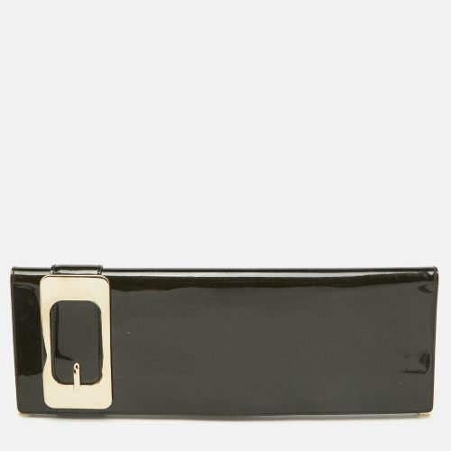 Dark Patent Leather Romy Clutch - Gucci - Modalova