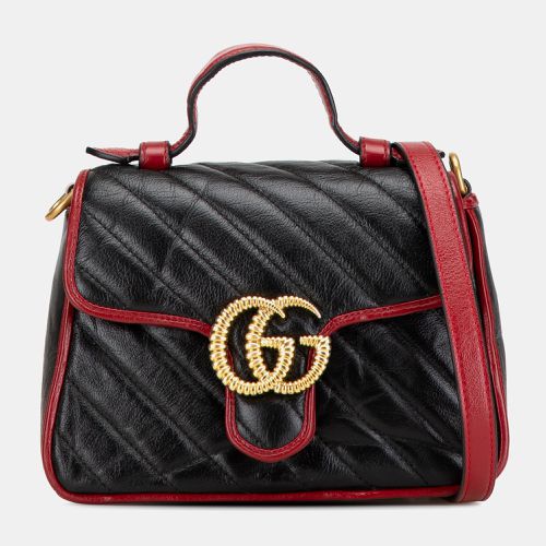 Mini GG Marmont Torchon Top Handle Bag - Gucci - Modalova