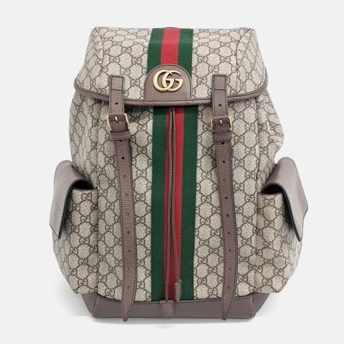 Coated Canvas GG Ophidia Medium Backpack bag - Gucci - Modalova