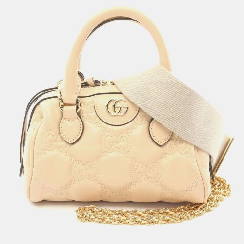 Leather GG Matelasse Handbag - Gucci - Modalova