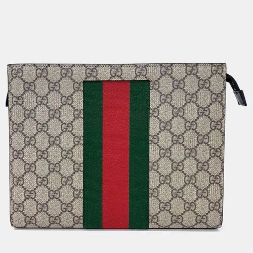 Canvas GG Supreme Web Pouch - Gucci - Modalova