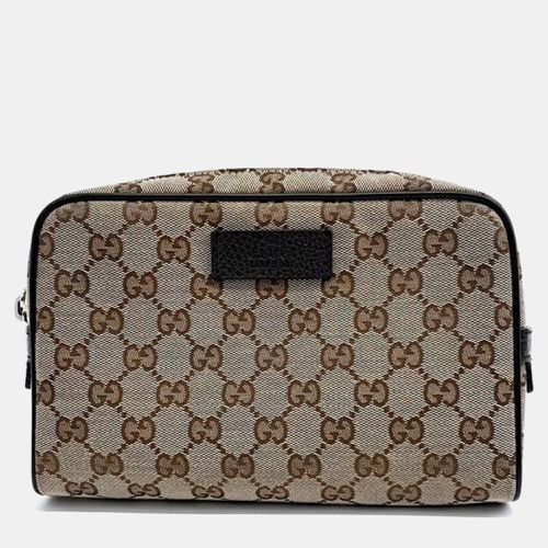 Gucci Brown GG Canvas Bag - Gucci - Modalova