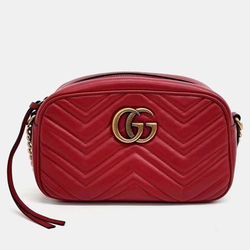 Leather Small Marmont Crossbody Bag - Gucci - Modalova