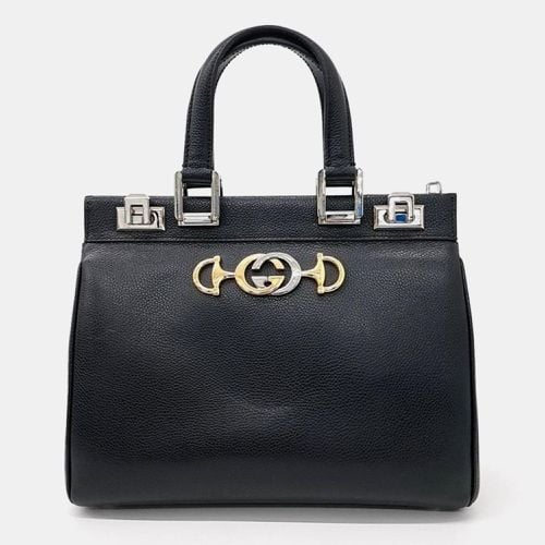 Leather Zumi Top Handle Small Bag - Gucci - Modalova