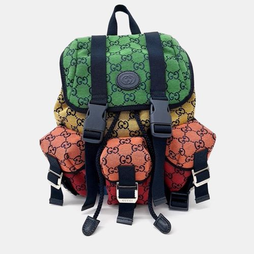 Jacquard Canvas Backpack - Gucci - Modalova