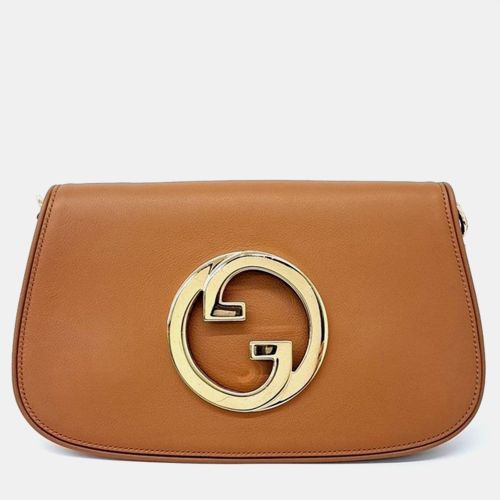 Leather Blondie Shoulder Bag - Gucci - Modalova