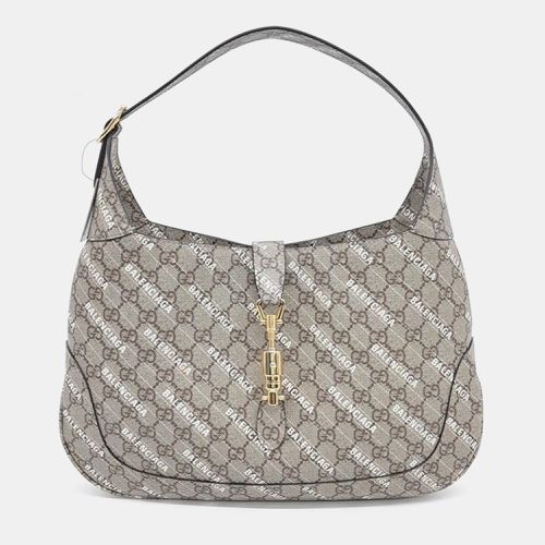 X Balenciaga GG Supreme Hacker Project Jackie 1961 Medium Hobo Bag - Gucci - Modalova