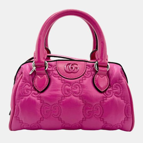 Leather GG 'Love Parade' Matelassé Mini Bag w/ Strap - Gucci - Modalova