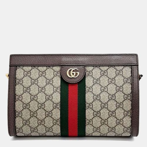 Leather Ophidia GG Supreme Shoulder Bag - Gucci - Modalova