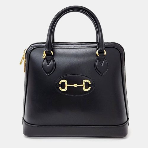 Leather 1955 Horsebit Medium Top Handle Bag - Gucci - Modalova