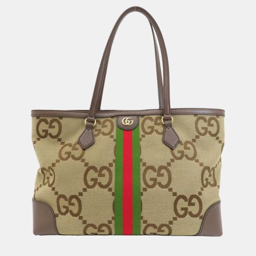 Brown Jumbo GG Canvas Ophidia Tote - Gucci - Modalova