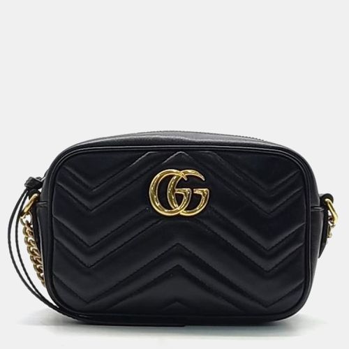 Calfskin Matelasse Mini GG Marmont Camera Crossbody Bag - Gucci - Modalova