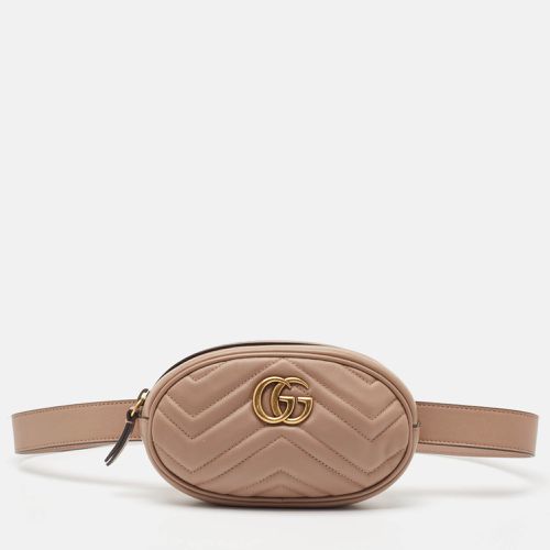 Dusty Matelassé Leather GG Marmont Belt Bag - Gucci - Modalova