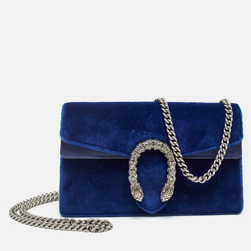 Velvet and Leather Super Mini Dionysus Shoulder Bag - Gucci - Modalova