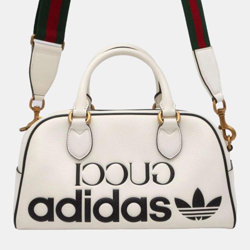 X Adidas Leather Mini Duffel Bag - Gucci - Modalova