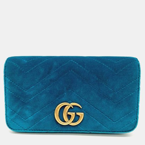 Marmont Velvet Mini Crossbody Bag - Gucci - Modalova