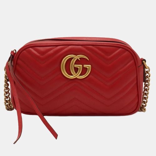 Leather Small GG Marmont Shoulder Bags - Gucci - Modalova