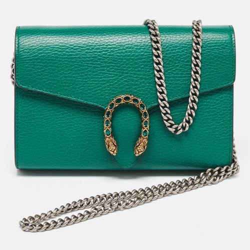 Leather Dionysus Wallet on Chain - Gucci - Modalova