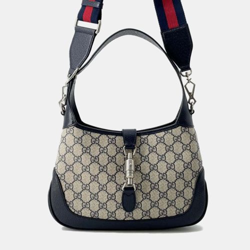 Black GG Canvas Small Jackie 1961 Shoulder Bag - Gucci - Modalova