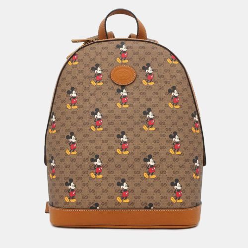 Gucci Beige Canvas Disney Backpack - Gucci - Modalova