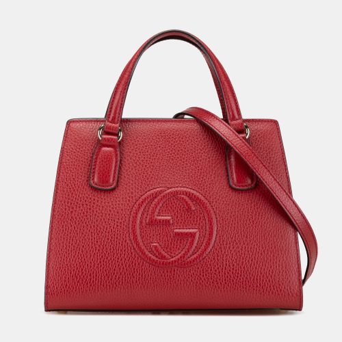Medium Dollar Calf Soho Top Handle Convertible Tote - Gucci - Modalova