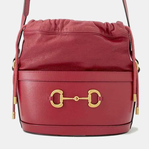 Horsebit 1955 Leather Bucket Bag - Gucci - Modalova