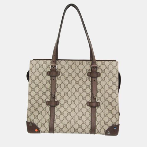 Brown GG Supreme Tote Bag - Gucci - Modalova