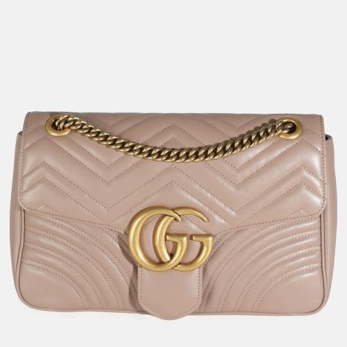 Porcelain Rose Matelasse Calfskin Medium Marmont Bag - Gucci - Modalova