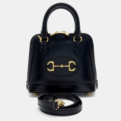 Leather Horsebit 1955 Mini Top Handle Bag - Gucci - Modalova