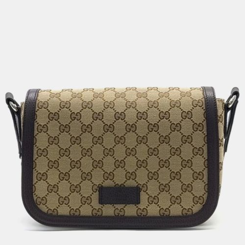 Brown Fabric Crossbody Bag - Gucci - Modalova