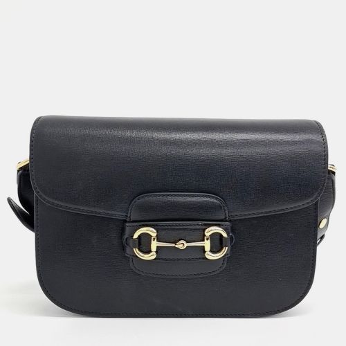 Leather 1955 Horsebit Shoulder Bag - Gucci - Modalova