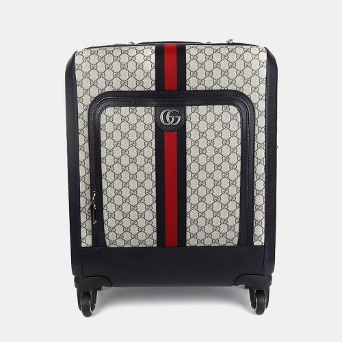 Canvas and Leather Savoy Carrier bag - Gucci - Modalova