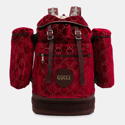 Velvet Large Heart Alpina Backpack - Gucci - Modalova