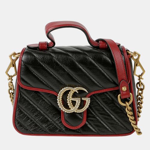 GG Marmont Mini Top Handle Shoulder Bag - Gucci - Modalova