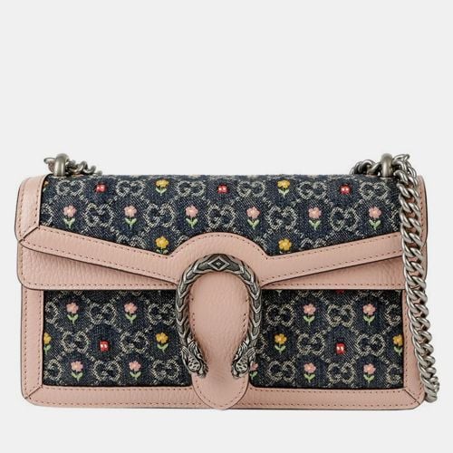 Pink Limited Edition GG Denim Small Dionysus Bag - Gucci - Modalova