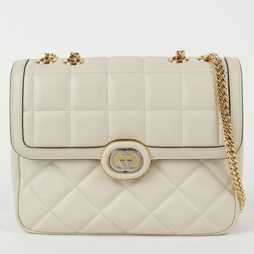 Small Off- Leather Deco Shoulder Bag - Gucci - Modalova