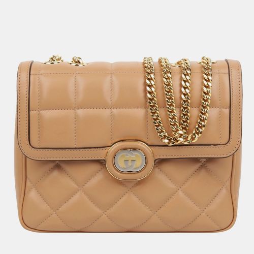 Deco Small Leather Shoulder Bag - Gucci - Modalova